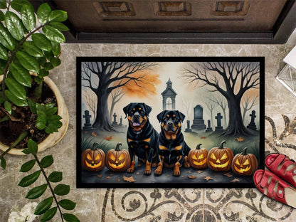 Rottweiler Halloween Doormat – Durable, Non-Slip, and Perfect for Indoor & Outdoor Use - Home Kartz