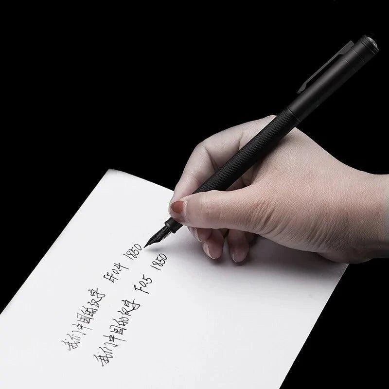 Samurai Black Metal Fountain Pen - The Perfect Fusion of Elegance and Precision - Home Kartz