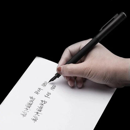 Samurai Black Metal Fountain Pen - The Perfect Fusion of Elegance and Precision - Home Kartz