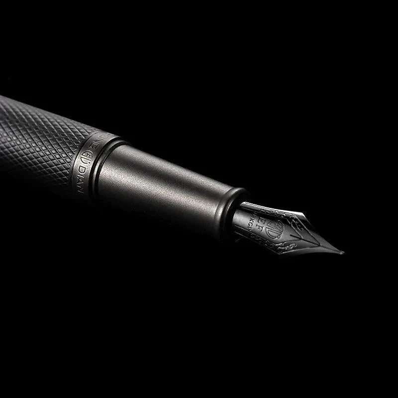 Samurai Black Metal Fountain Pen - The Perfect Fusion of Elegance and Precision - Home Kartz