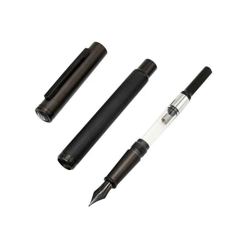 Samurai Black Metal Fountain Pen - The Perfect Fusion of Elegance and Precision - Home Kartz