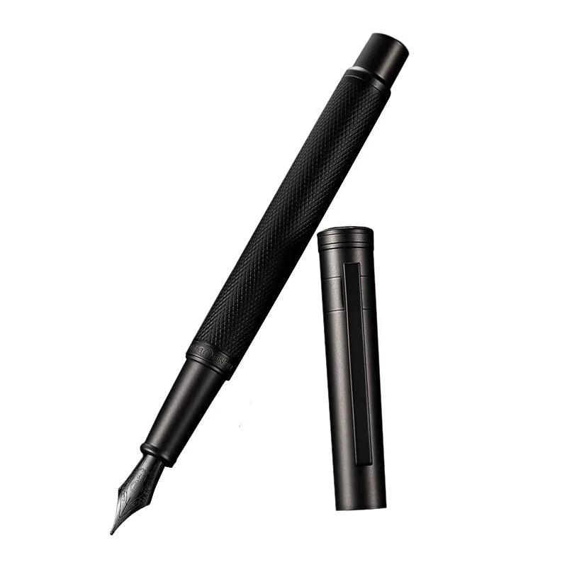 Samurai Black Metal Fountain Pen - The Perfect Fusion of Elegance and Precision - Home Kartz