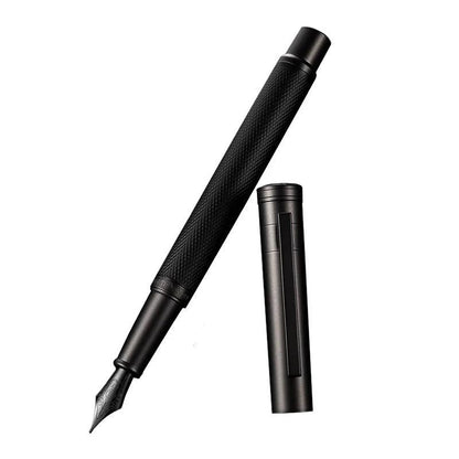Samurai Black Metal Fountain Pen - The Perfect Fusion of Elegance and Precision - Home Kartz