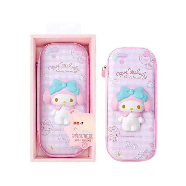 Sanrio PU Large Capacity Pencil Case | Stress Relief Tool for Kids - Home Kartz