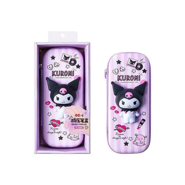 Sanrio PU Large Capacity Pencil Case | Stress Relief Tool for Kids - Home Kartz