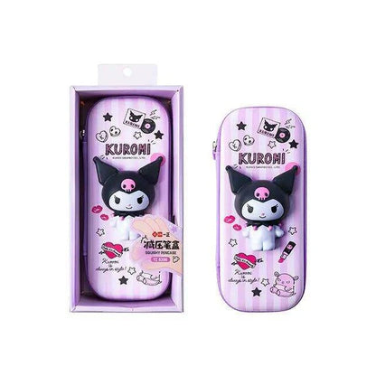 Sanrio PU Large Capacity Pencil Case | Stress Relief Tool for Kids - Home Kartz
