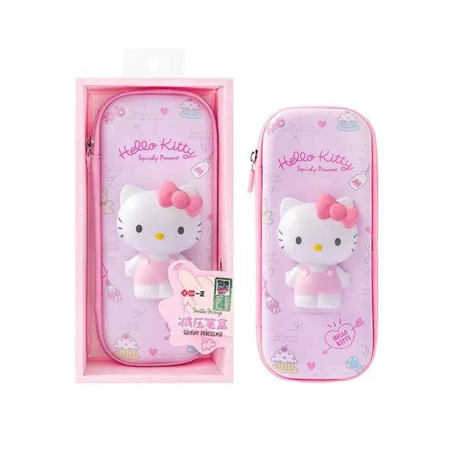 Sanrio PU Large Capacity Pencil Case | Stress Relief Tool for Kids - Home Kartz