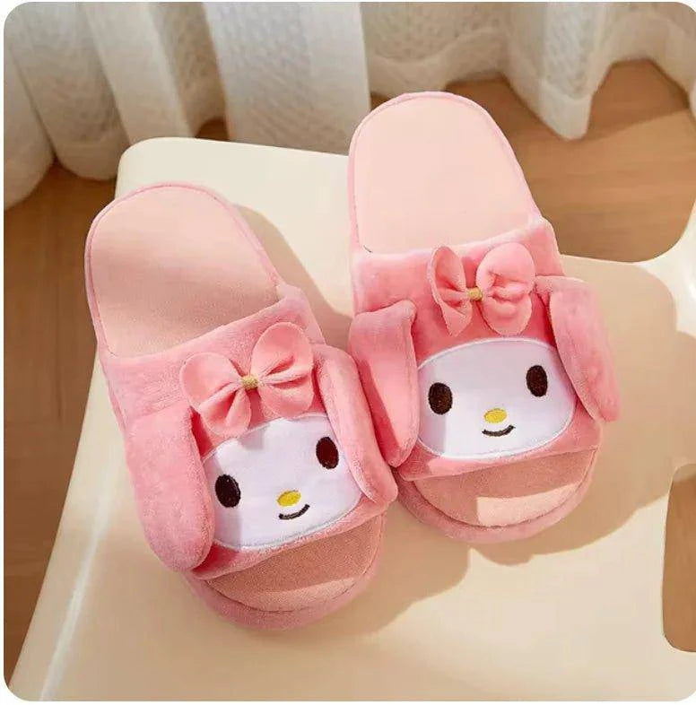 Embrace Whimsy and Comfort with Sanrio Slippers with Moving Ears – Perfect for Home! - Home Kartz