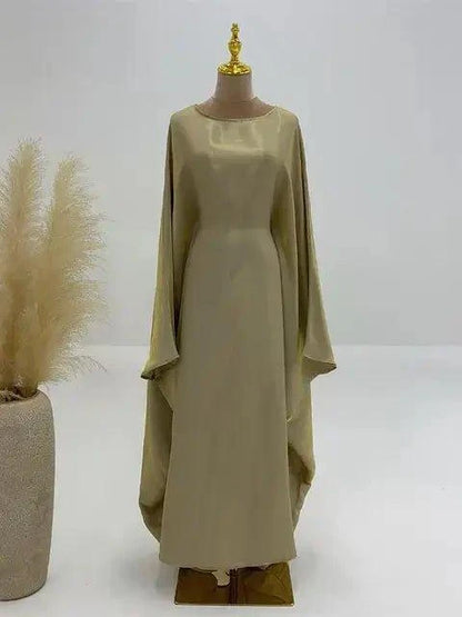 Satin Butterfly Abaya