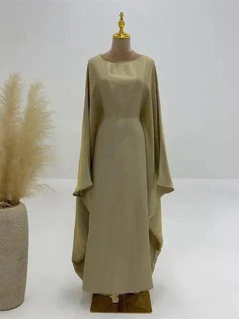 Satin Butterfly Abaya
