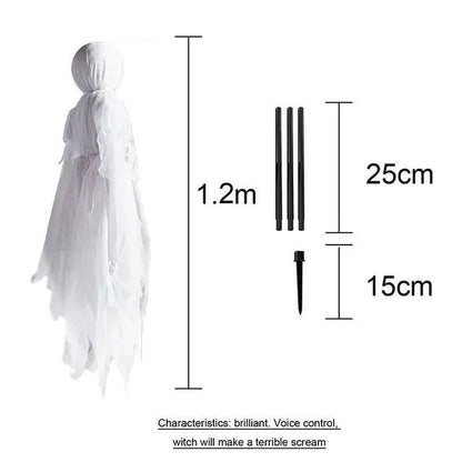 Scary Halloween Witch Decoration – 3-Pack Glowing, Screaming Witches for Ultimate Spooky Decor - Home Kartz