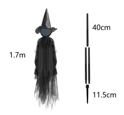 Scary Halloween Witch Decoration – 3-Pack Glowing, Screaming Witches for Ultimate Spooky Decor - Home Kartz