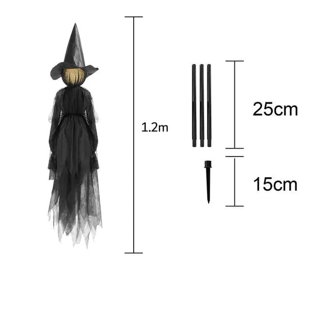 Scary Halloween Witch Decoration – 3-Pack Glowing, Screaming Witches for Ultimate Spooky Decor - Home Kartz