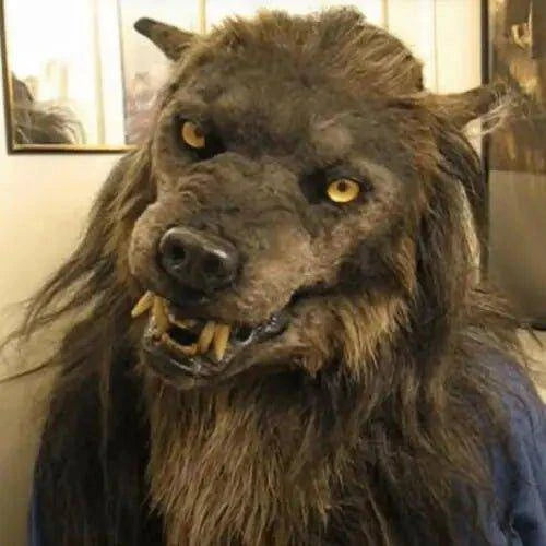 Scary Halloween Wolf Mask – Unleash Your Inner Beast with Lifelike Details - Home Kartz