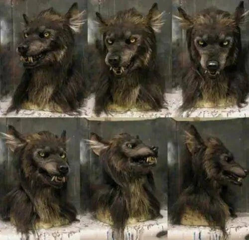 Scary Halloween Wolf Mask – Unleash Your Inner Beast with Lifelike Details - Home Kartz