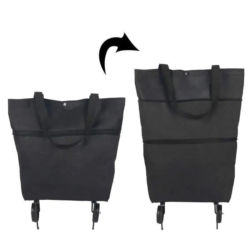 🛒 Shopping Trolley Cart Handbag | Foldable, Durable & Stylish Grocery Solution 🌟 - Home Kartz