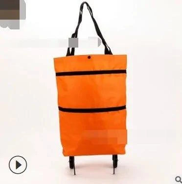 🛒 Shopping Trolley Cart Handbag | Foldable, Durable & Stylish Grocery Solution 🌟 - Home Kartz