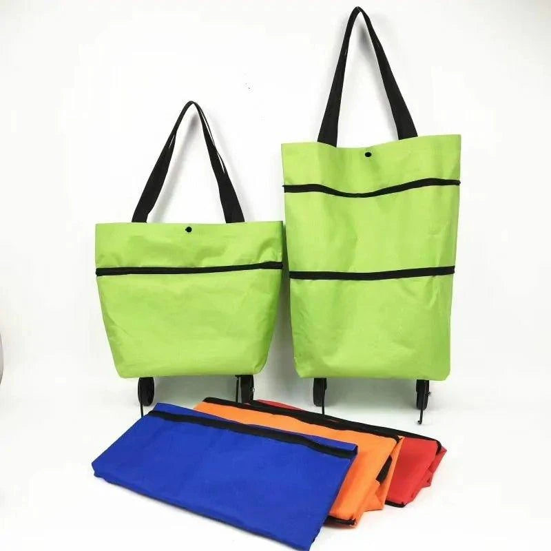 🛒 Shopping Trolley Cart Handbag | Foldable, Durable & Stylish Grocery Solution 🌟 - Home Kartz