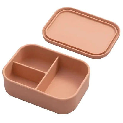 Mess-Free Mealtime: Divided Silicone Suction Plate and Spoon Set - Home Kartz