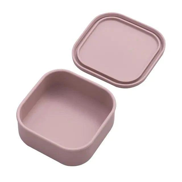 Mess-Free Mealtime: Divided Silicone Suction Plate and Spoon Set - Home Kartz