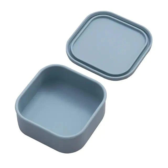 Mess-Free Mealtime: Divided Silicone Suction Plate and Spoon Set - Home Kartz