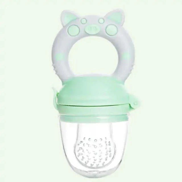 Train Your Baby to Love Healthy Eating with Our Silicone Teether & Fresh Food Feeder - Home Kartz