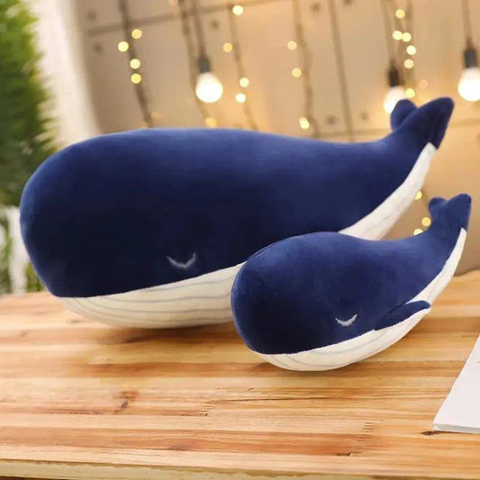 Adorable Soft Little Blue Whale Plush Toy - 25CM - Home Kartz