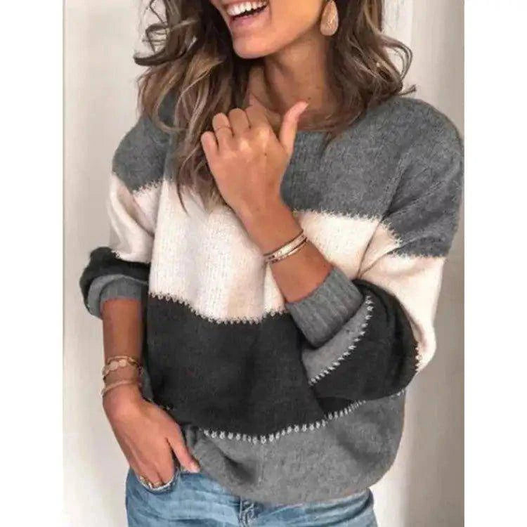 Experience Cozy Comfort Like Never Before with Our Striped Sweater - Home Kartz