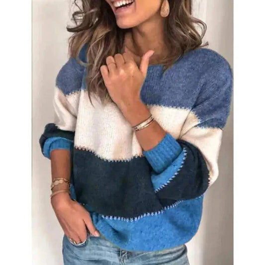 Experience Cozy Comfort Like Never Before with Our Striped Sweater - Home Kartz