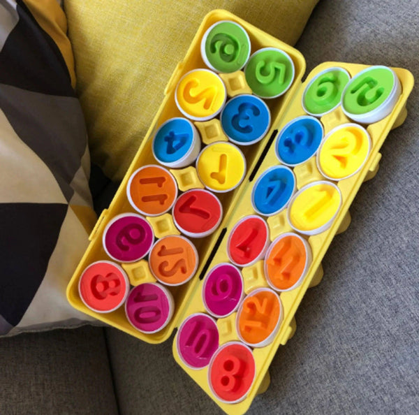 Charming Eggs in a Carton: Educational & Fun Learning Toy for Preschoolers