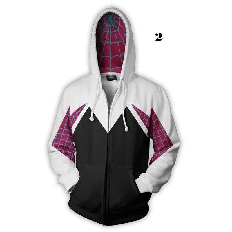 Embrace Your Inner Superhero with the Spider-Gwen / Spider-Woman Hoodie - Home Kartz