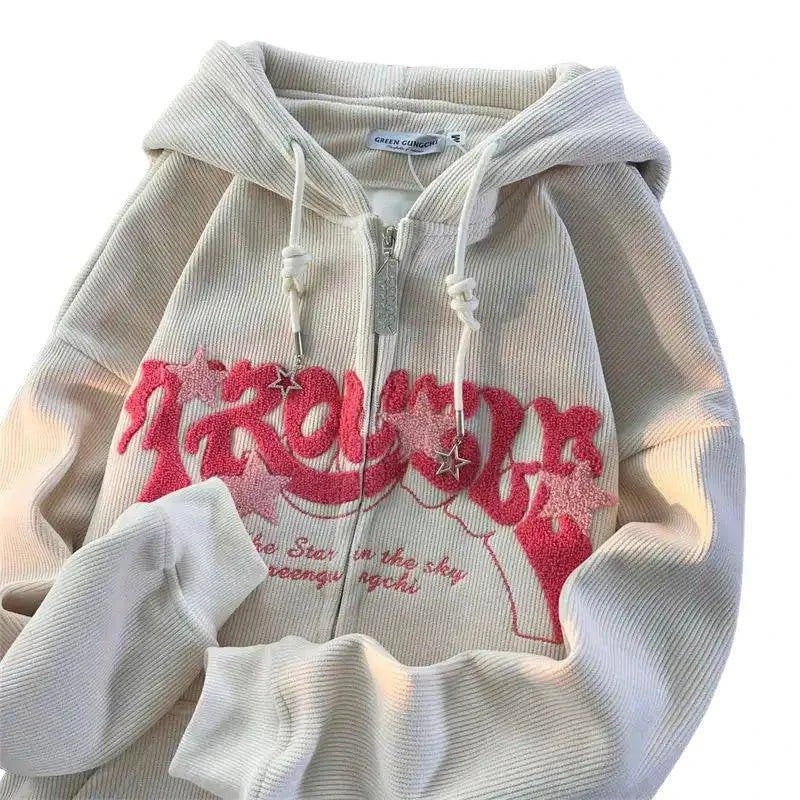 Star Trouble Zip Hoodie – Edgy, Stylish & Comfortable Streetwear - Home Kartz