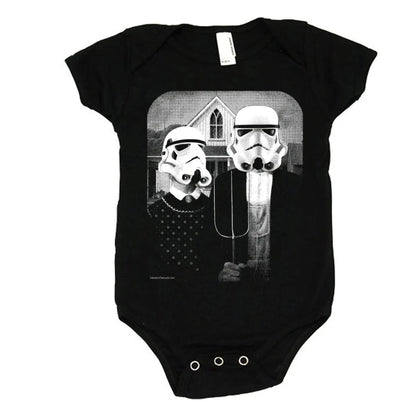 Star Wars American Gothic Onesie: A Galactic Twist on Classic Comfort - Home Kartz