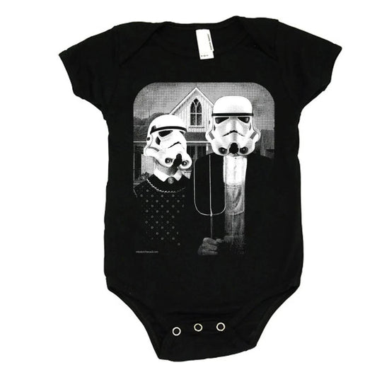 Star Wars American Gothic Onesie: A Galactic Twist on Classic Comfort - Home Kartz