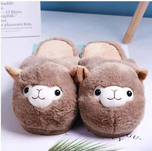Step into Comfort: Discover the Luxury of Fluffy Alpaca Slippers - Home Kartz