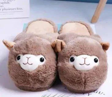 Step into Comfort: Discover the Luxury of Fluffy Alpaca Slippers - Home Kartz
