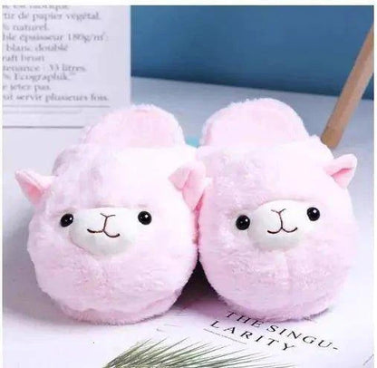 Step into Comfort: Discover the Luxury of Fluffy Alpaca Slippers - Home Kartz