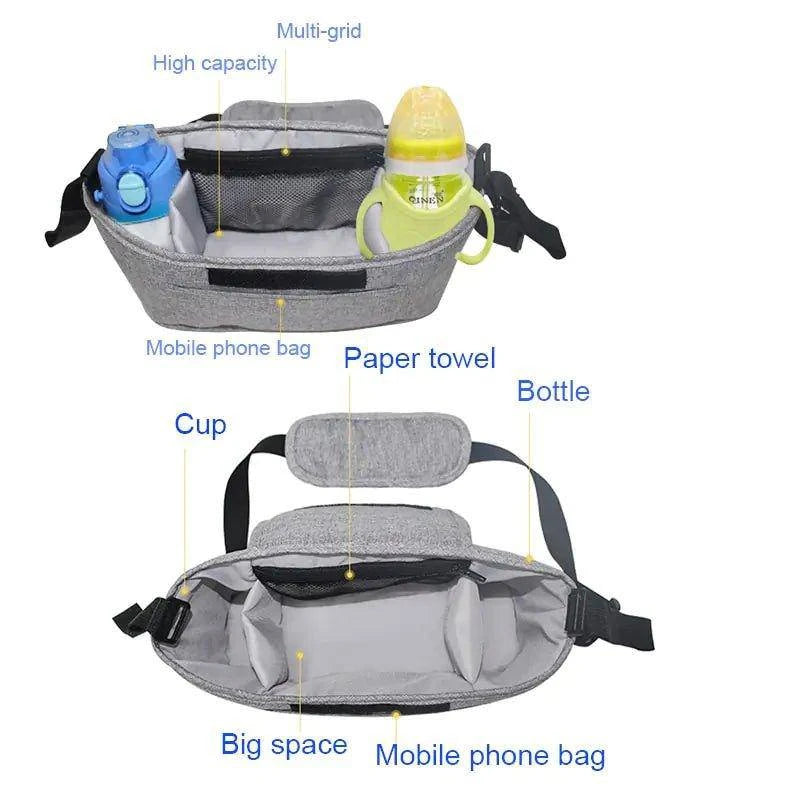 Maximize Stroller Storage with Our Premium Baby Stroller Organizer – A Must-Have for Busy Parents! - Home Kartz