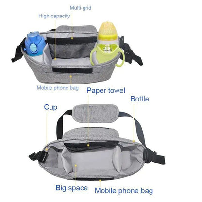 Maximize Stroller Storage with Our Premium Baby Stroller Organizer – A Must-Have for Busy Parents! - Home Kartz