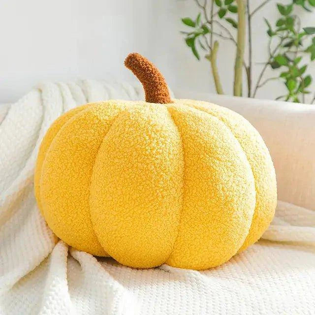 Stuffed Pumpkin Pillow Toy - Halloween Plush Decoration for Home, Office, and Gifts - Home Kartz