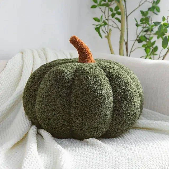 Stuffed Pumpkin Pillow Toy - Halloween Plush Decoration for Home, Office, and Gifts - Home Kartz