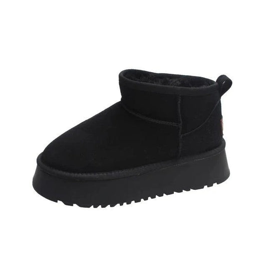 Stylish Winter Platform Ankle Boots – Cozy Comfort and Effortless Elegance - Home Kartz