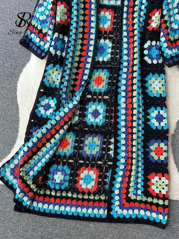 Summer Beach Long Cardigan for Women | Lightweight, Breathable Beach Cover-Up - Home Kartz