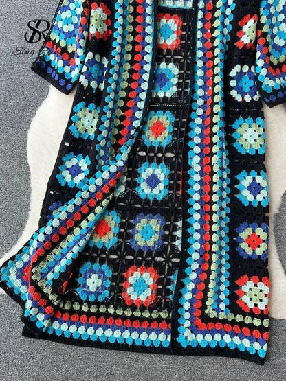 Summer Beach Long Cardigan for Women | Lightweight, Breathable Beach Cover-Up - Home Kartz