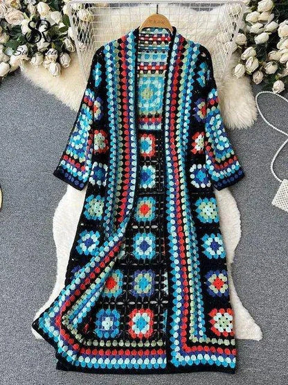 Summer Beach Long Cardigan for Women | Lightweight, Breathable Beach Cover-Up - Home Kartz