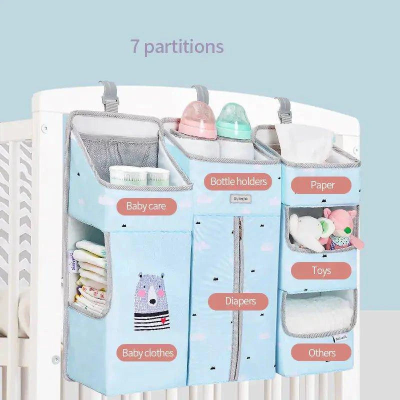 Crib Organizer: Ultimate Hanging Storage Solution for Baby Essentials - Home Kartz