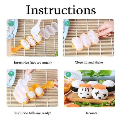 Master the Art of Sushi with Our Easy-to-Use Sushi Ball Maker - Home Kartz