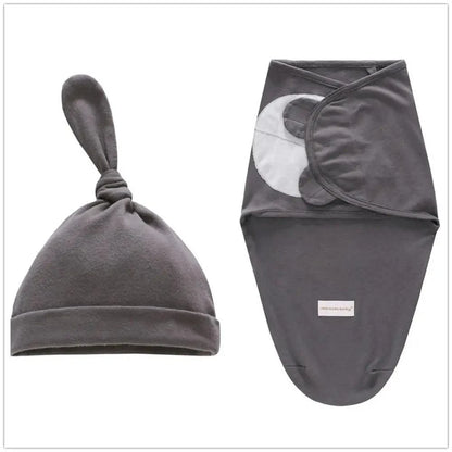 Swaddle Blanket with Cap | Snuggle in Style and Comfort | Perfect Baby Shower Gift - Home Kartz
