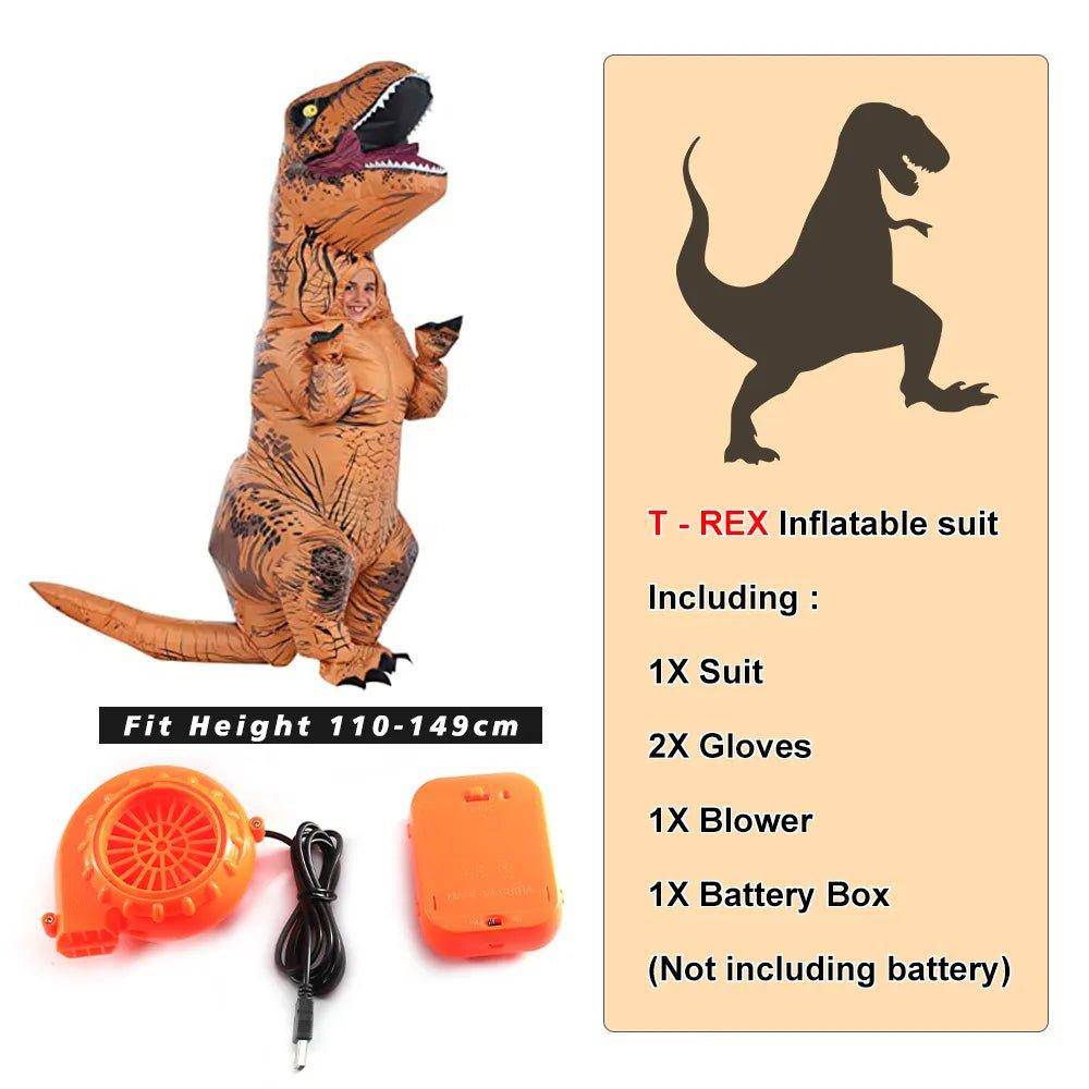 🦖 T-Rex Inflatable Suit for Halloween - Be the Life of the Party 🦖 - Home Kartz