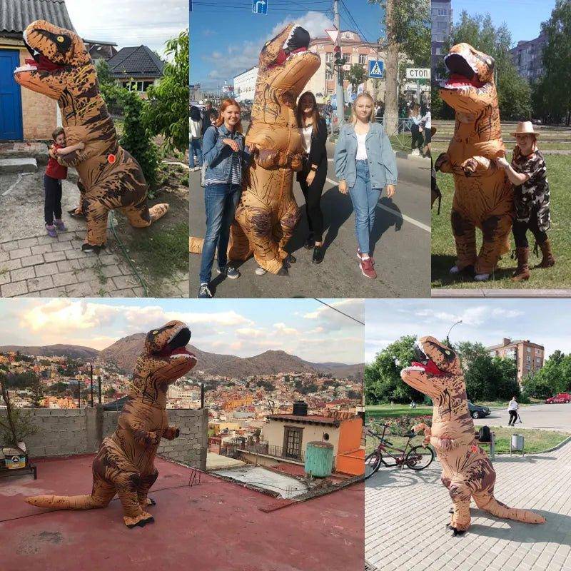 🦖 T-Rex Inflatable Suit for Halloween - Be the Life of the Party 🦖 - Home Kartz